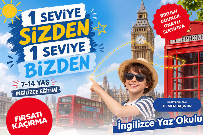 Kütahya Çocuk İngilizce Eğitimi: Yaz Okuluna Özel 1+1 Seviye Kampanyası!